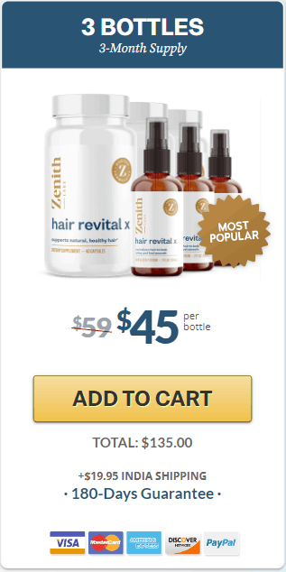 Hair Revital X 3 Bottle